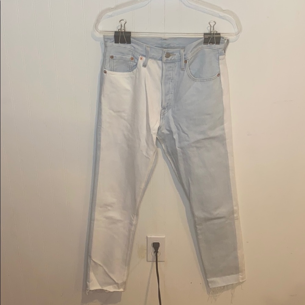 Levi’s two toned jeans